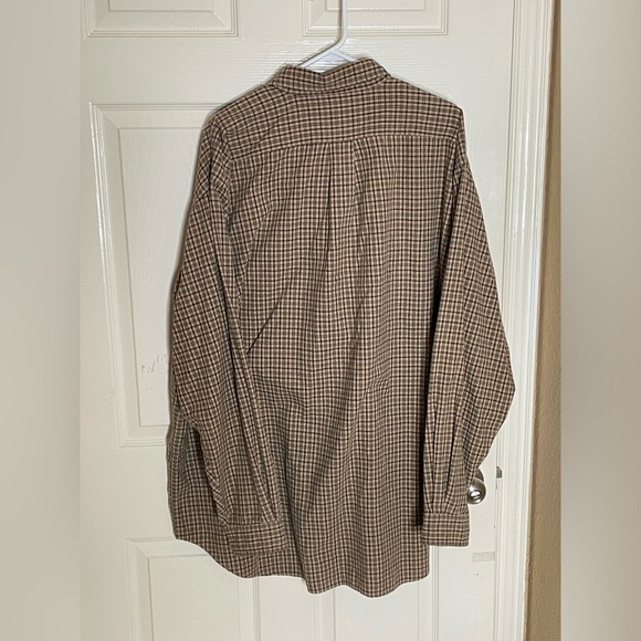 Vintage Abercrombie & Fitch Brown /Orange Check  XL  shirt​​​​​​​​​​​ - Picture 5 of 7